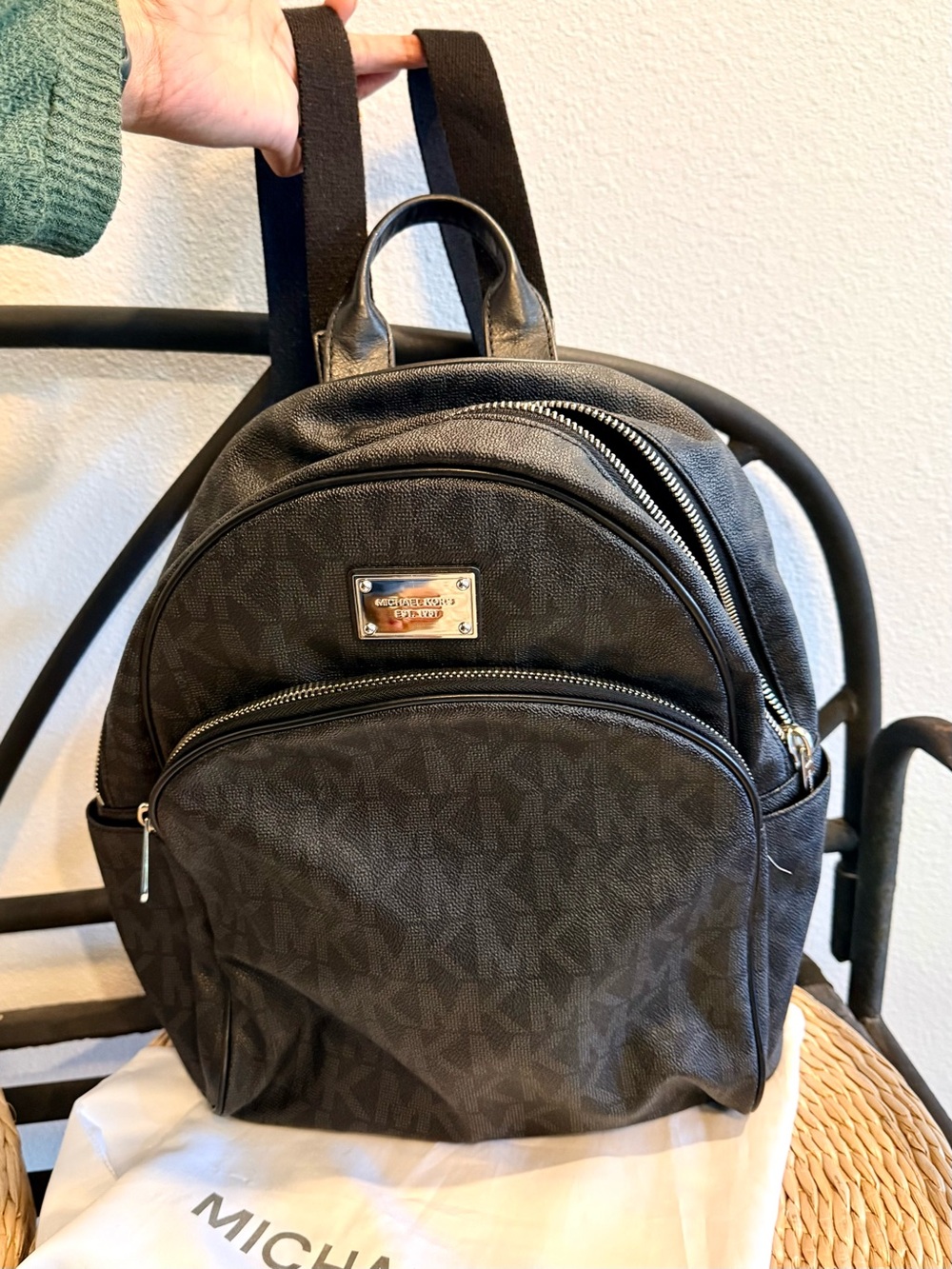 Michael Kors Abbey Backpack – Black – Great Condition - Picture 2 of 4